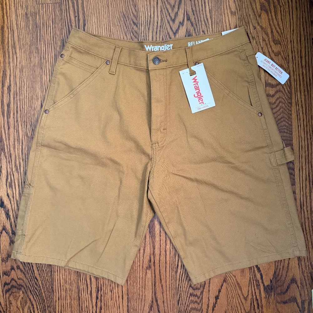 Wrangler Men's Carpenter Shorts - Size 32 - NEW WITH TAGS